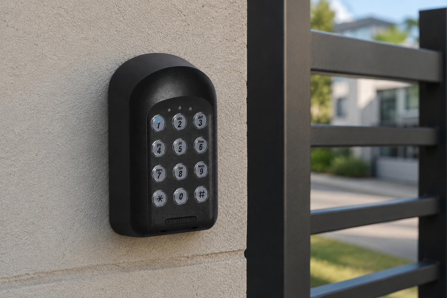 keypad on wall